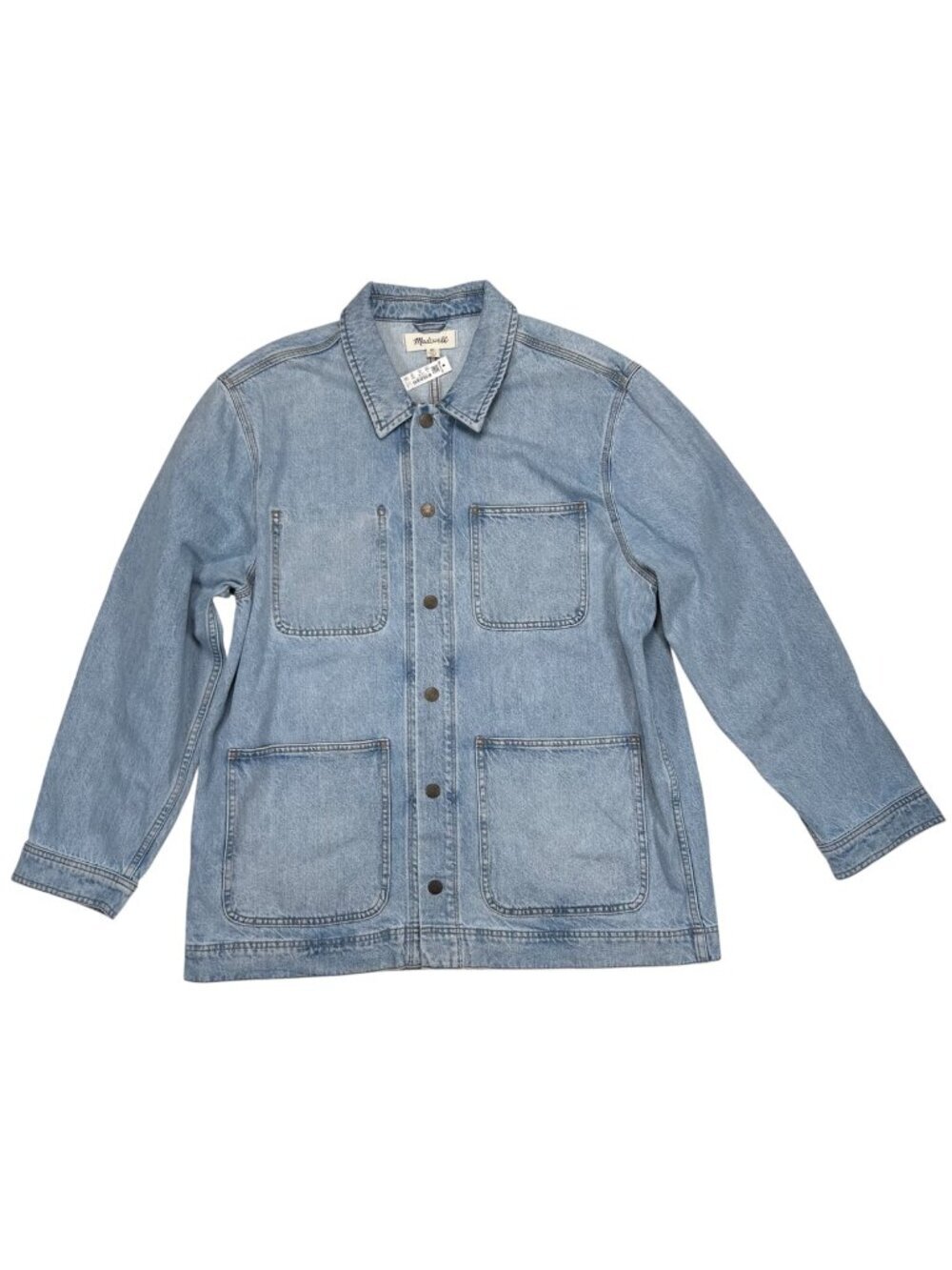 Madewell XL Denim Barn Jacket Coat Casual Cottage Boho